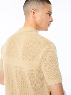 Sabino Knit Polo-Mojave Desert