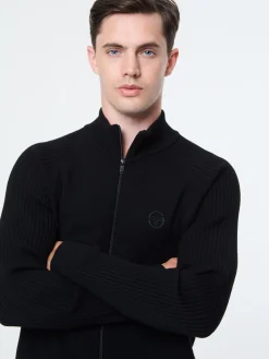 Saggio Track Jacket- Black Beauty