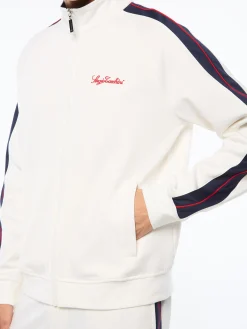 Semplice Track Jacket-Gardenia