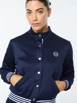 Sienna Track Jacket- Maritime Blue
