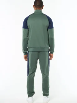 Spacco Track Jacket- Duck Green