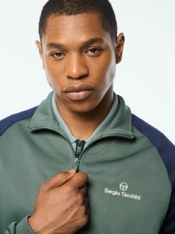 Spacco Track Jacket- Duck Green