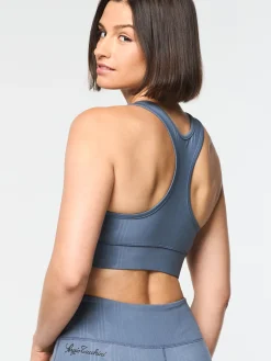 Viano Printed Sports Bra- Grisaille