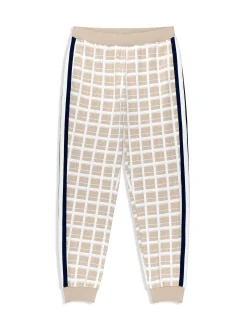 Women's Damarindo Check Track Pant- Humus