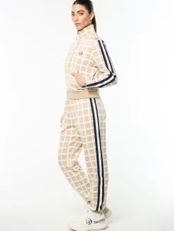 Women's Damarindo Check Track Jacket- Humus