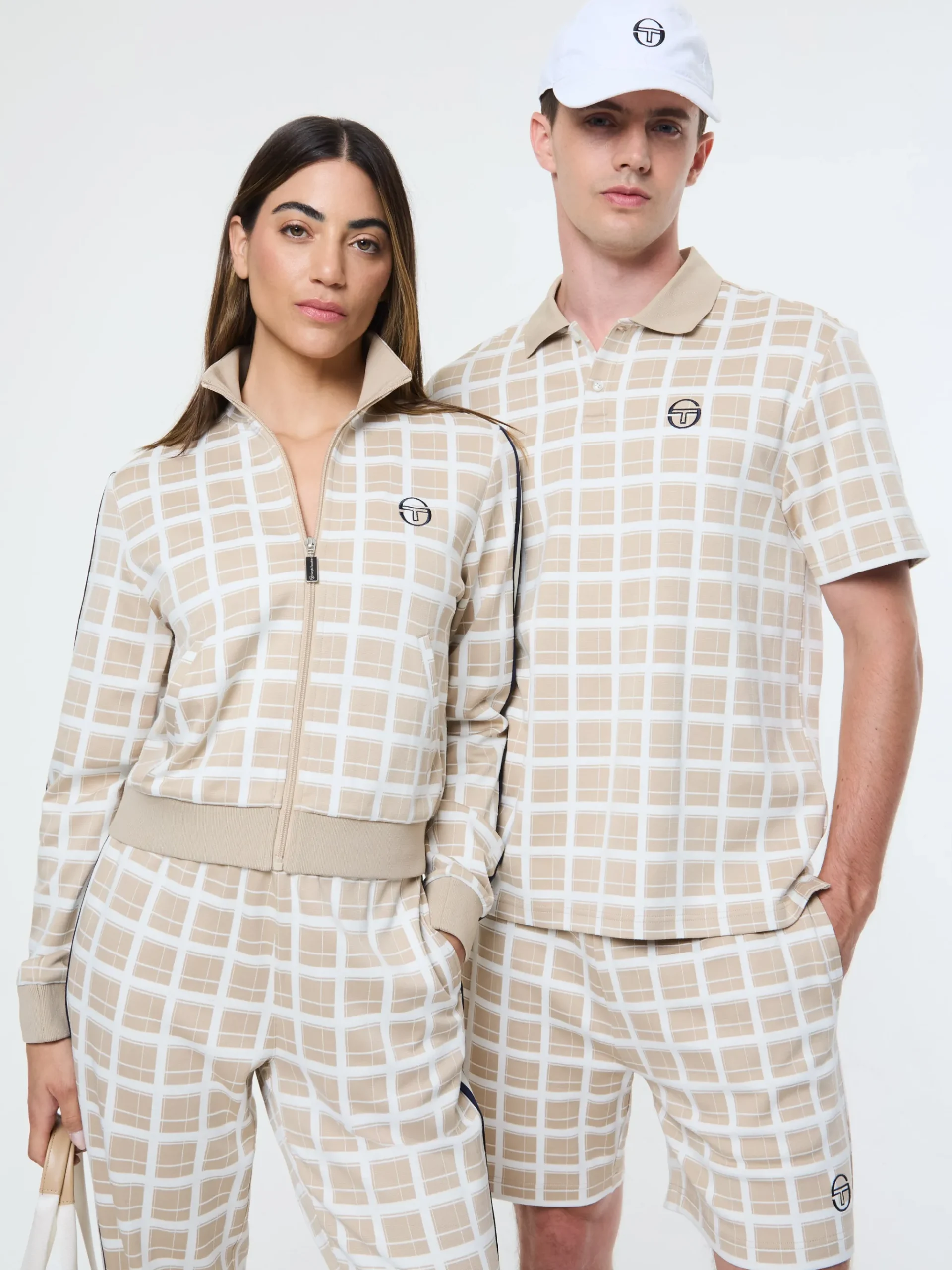 Women's Damarindo Check Track Jacket- Humus