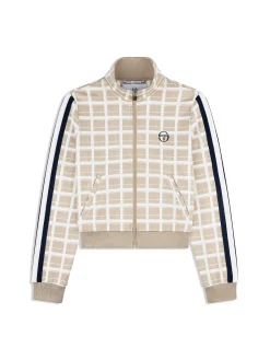 Women's Damarindo Check Track Jacket- Humus