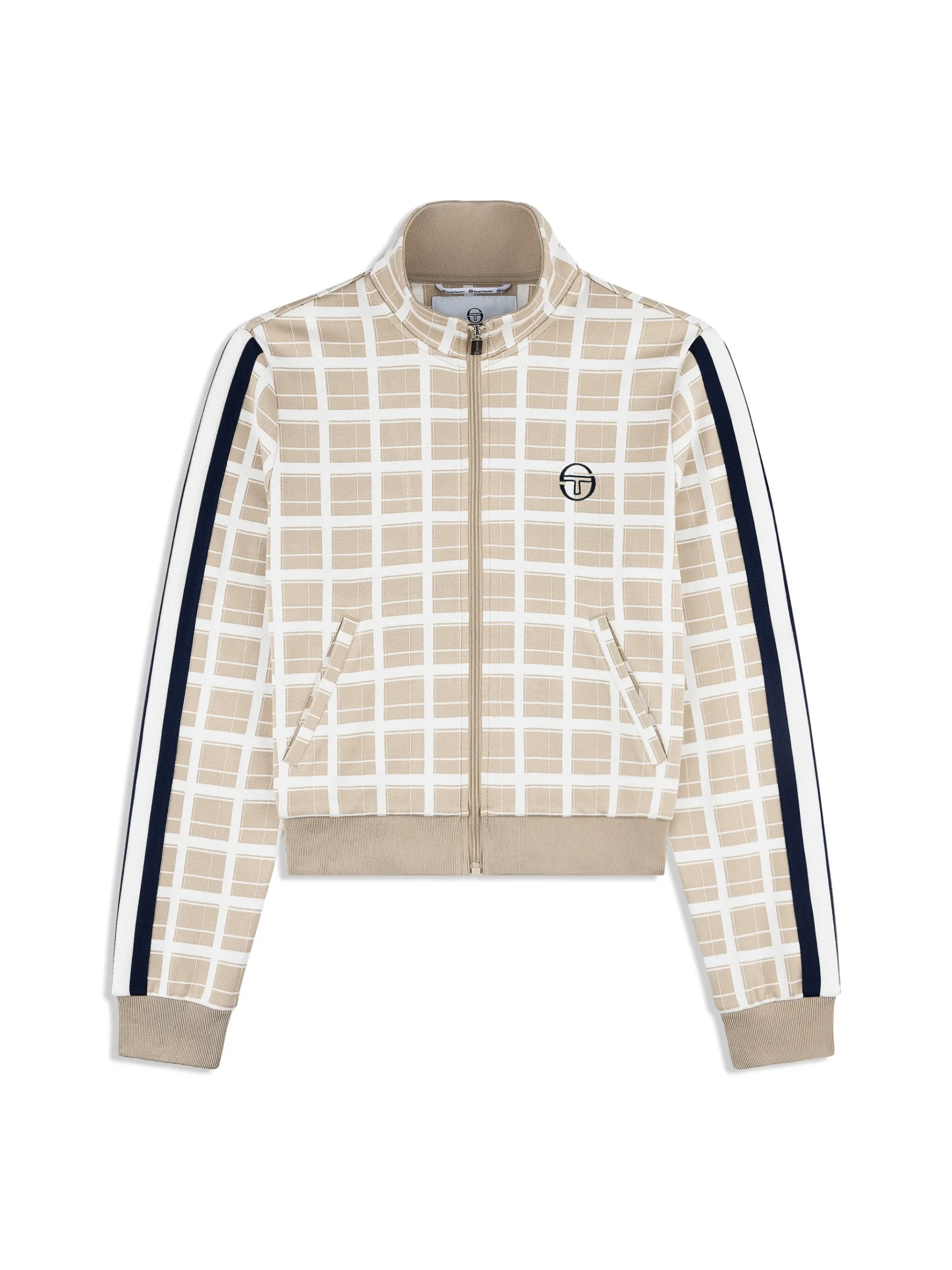 Women's Damarindo Check Track Jacket- Humus