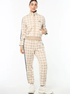 Women's Damarindo Check Track Jacket- Humus