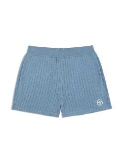 Zola Knit Short- Faded Denim